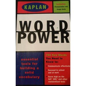 Kaplan Word Power Paperback Book by Meg F Schneider Power Series